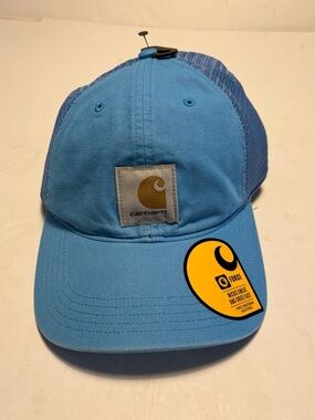 Carhartt Hat Odessa Mens Canvas Cap Hat Light Royal Blue One Size AH0289 NWT